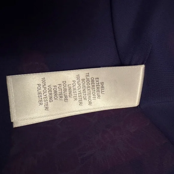 Adrianna Papell Floral Dress • Red & Navy A-Line • Sleeveless Fit & Flare - Picture 5 of 7